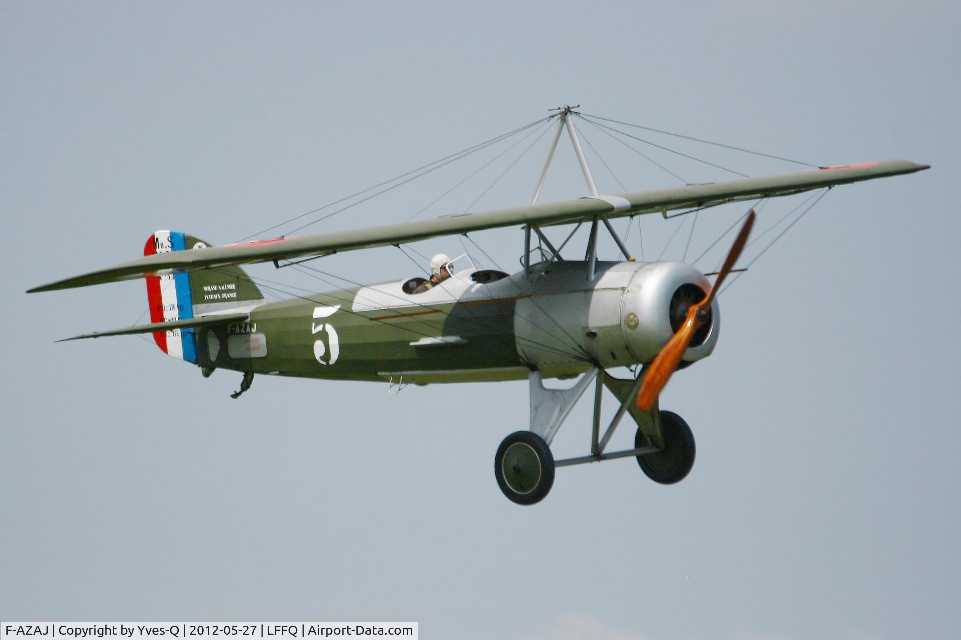 F-AZAJ, 1927 Morane-Saulnier MS-138EP-2 C/N 3220/138, Morane-Saulnier MS-138EP-2, La Ferté-Alais Airfield (LFFQ) Air Show 2012