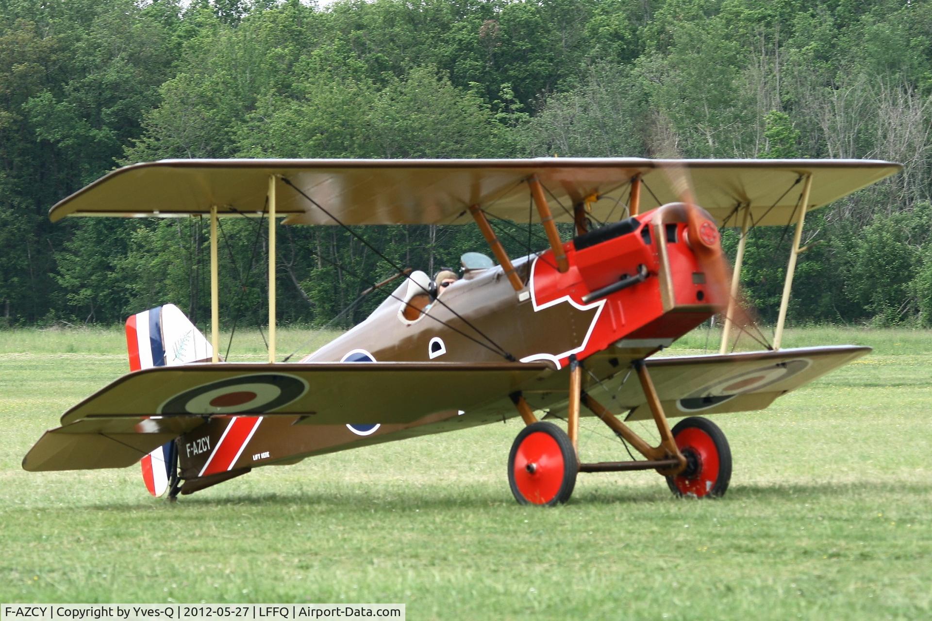 F-AZCY, Royal Aircraft Factory SE-5A Replica C/N 03, Royal Aircraft Factory SE-5, La Ferté-Alais Airfield (LFFQ) Air Show (Le Temps Des Hélices)