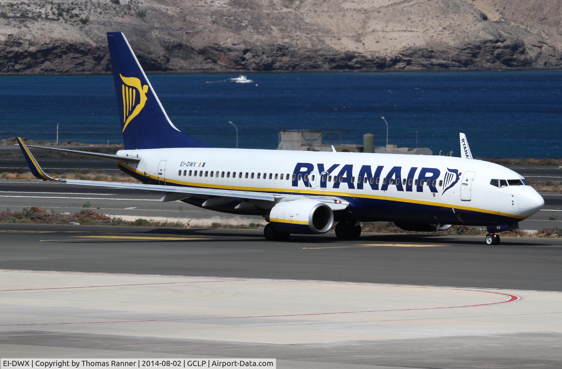EI-DWX, 2008 Boeing 737-8AS C/N 33630, Ryanair B737