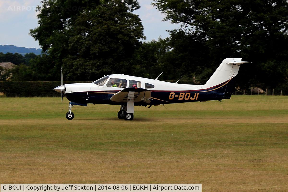 G-BOJI, 1979 Piper PA-28RT-201 Arrow IV C/N 28R-7918221, LANDING AT HEADCORN