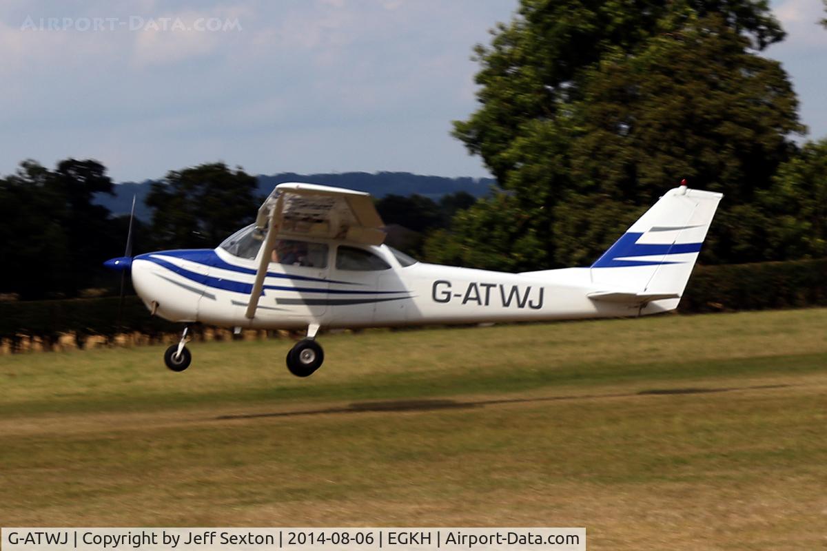 G-ATWJ, 1964 Reims Cessna F172F Skyhawk C/N 0095, TAKE OFF AT HEADCORN