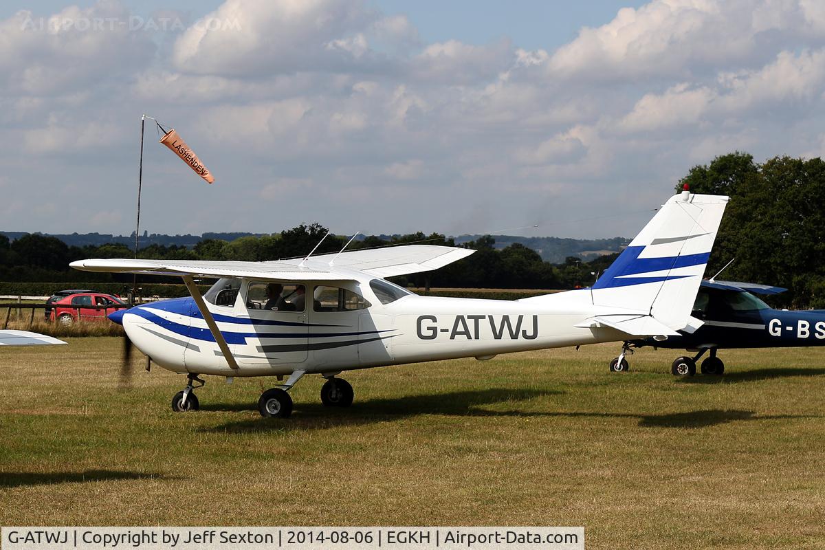 G-ATWJ, 1964 Reims Cessna F172F Skyhawk C/N 0095, TAXIING AT HEADCORN