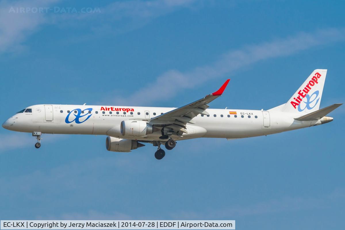 EC-LKX, 2011 Embraer 195LR  (ERJ-190-200LR) C/N 19000437, Embraer ERJ-195LR