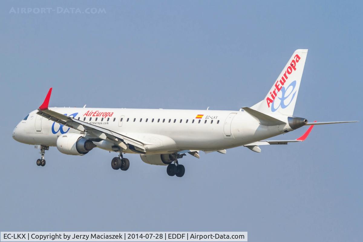 EC-LKX, 2011 Embraer 195LR  (ERJ-190-200LR) C/N 19000437, Embraer ERJ-195LR