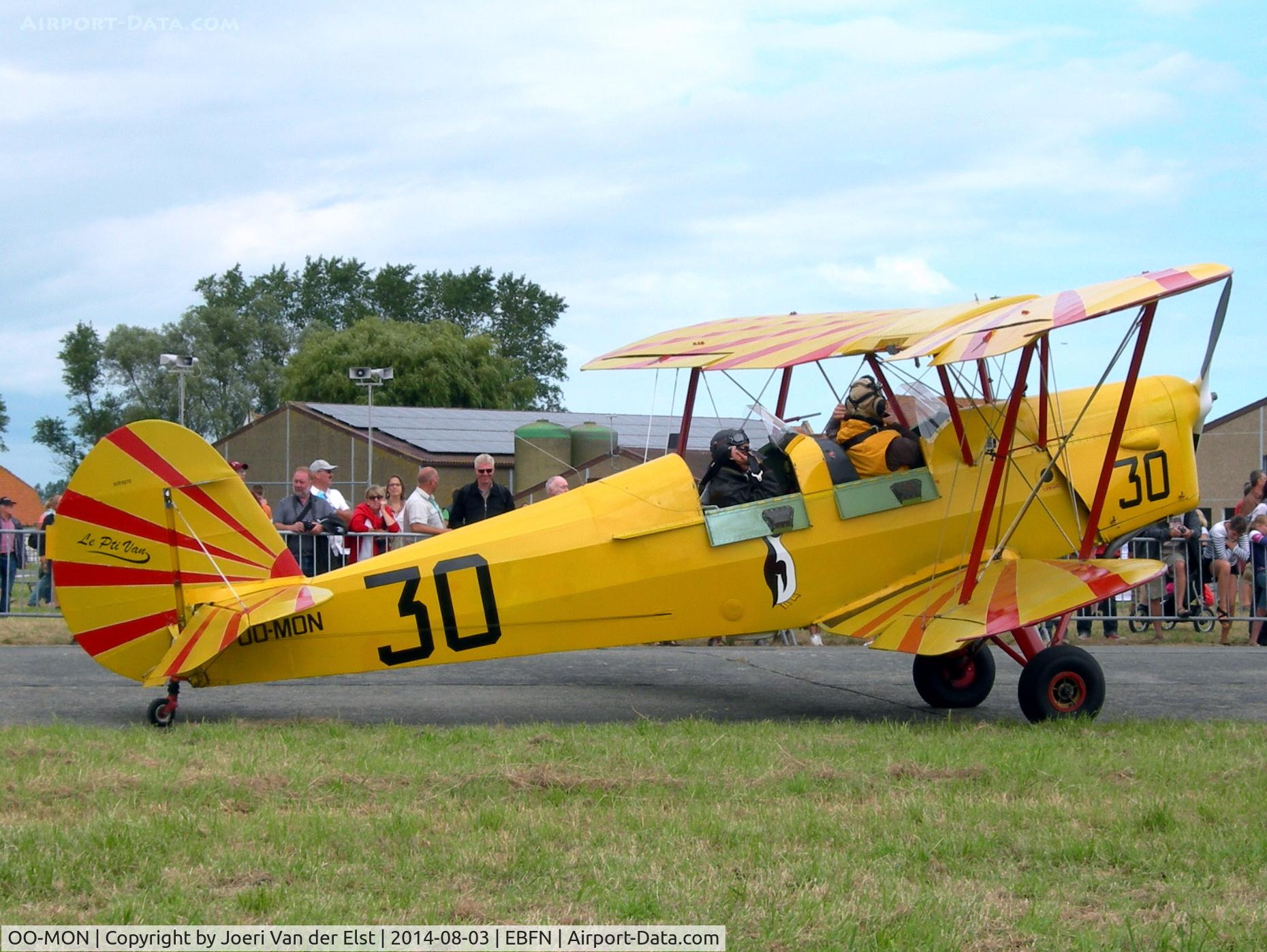 OO-MON, 1951 Stampe-Vertongen SV-4B C/N 1172, Fly-in Koksijde 2014