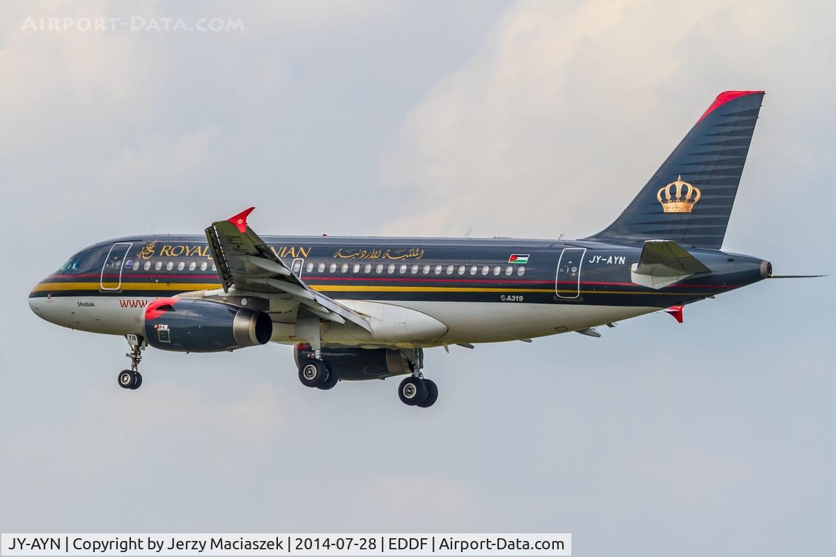 JY-AYN, 2009 Airbus A319-132 C/N 3803, Airbus A319-132
