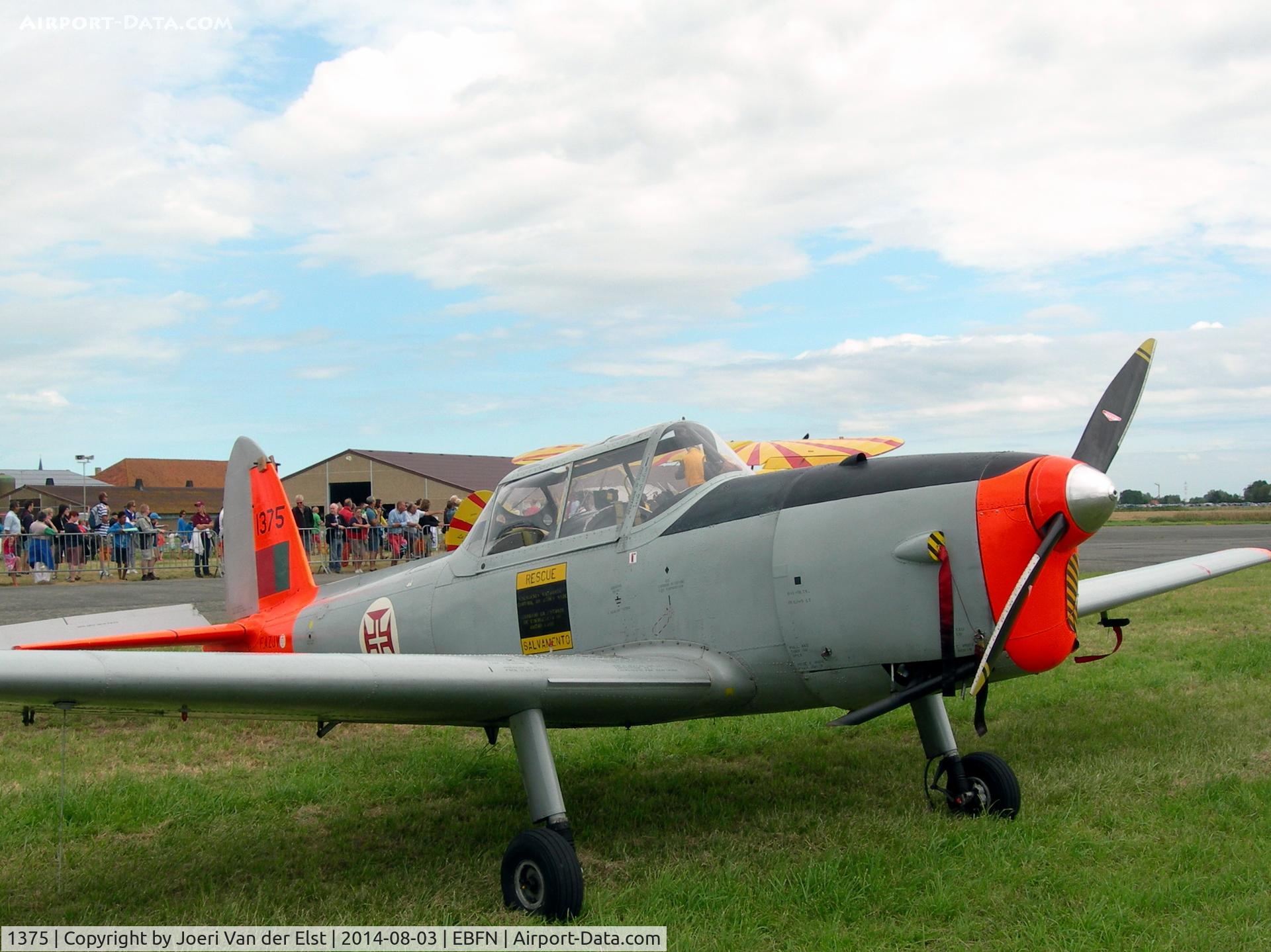 1375, 1961 OGMA DHC-1 Chipmunk T.20 C/N OGMA-65, Fly-in Koksijde 2014