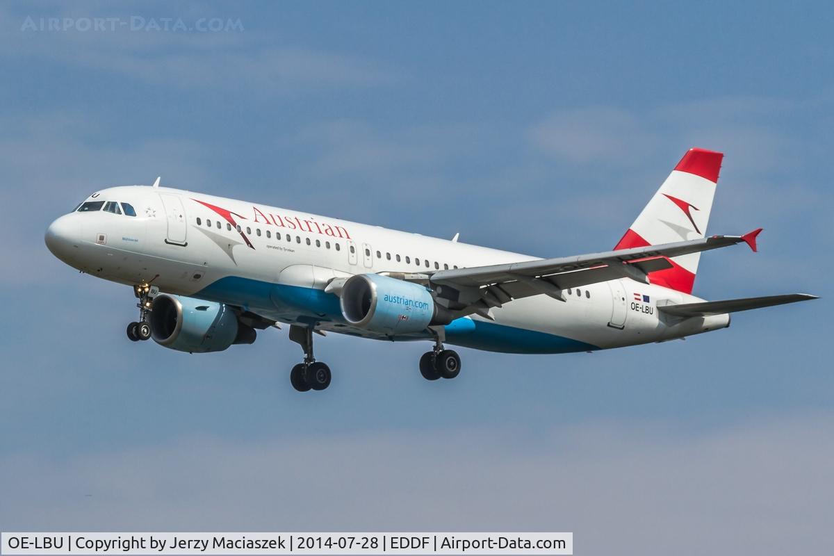 OE-LBU, 2001 Airbus A320-214 C/N 1478, Airbus A320-214