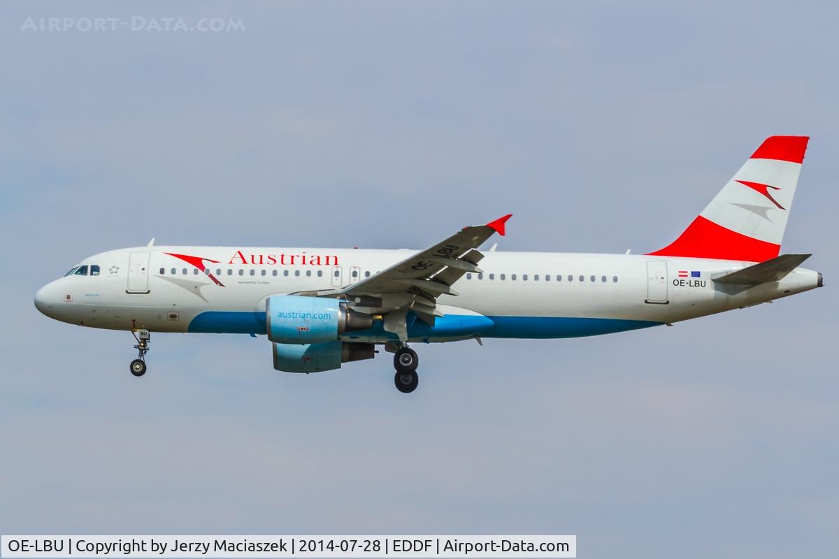 OE-LBU, 2001 Airbus A320-214 C/N 1478, Airbus A320-214