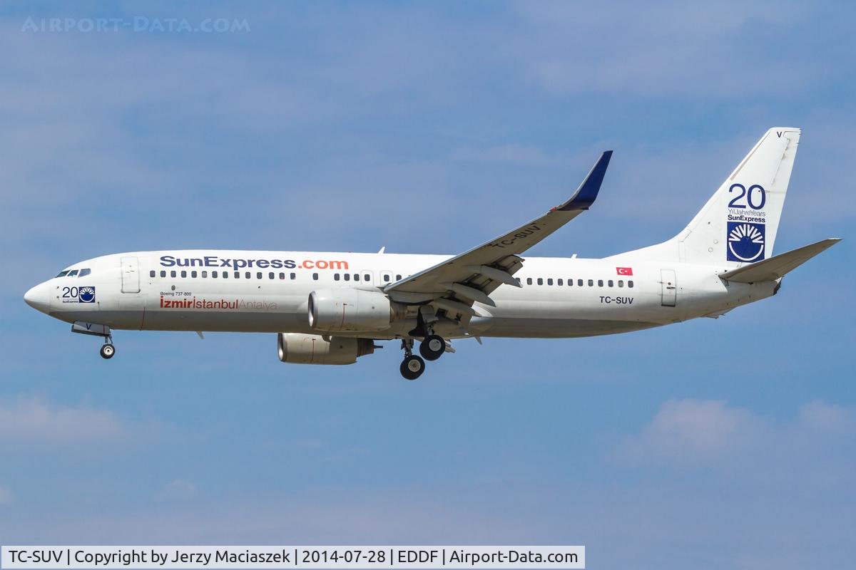 TC-SUV, 2001 Boeing 737-86N C/N 30807, Boeing 737-86N