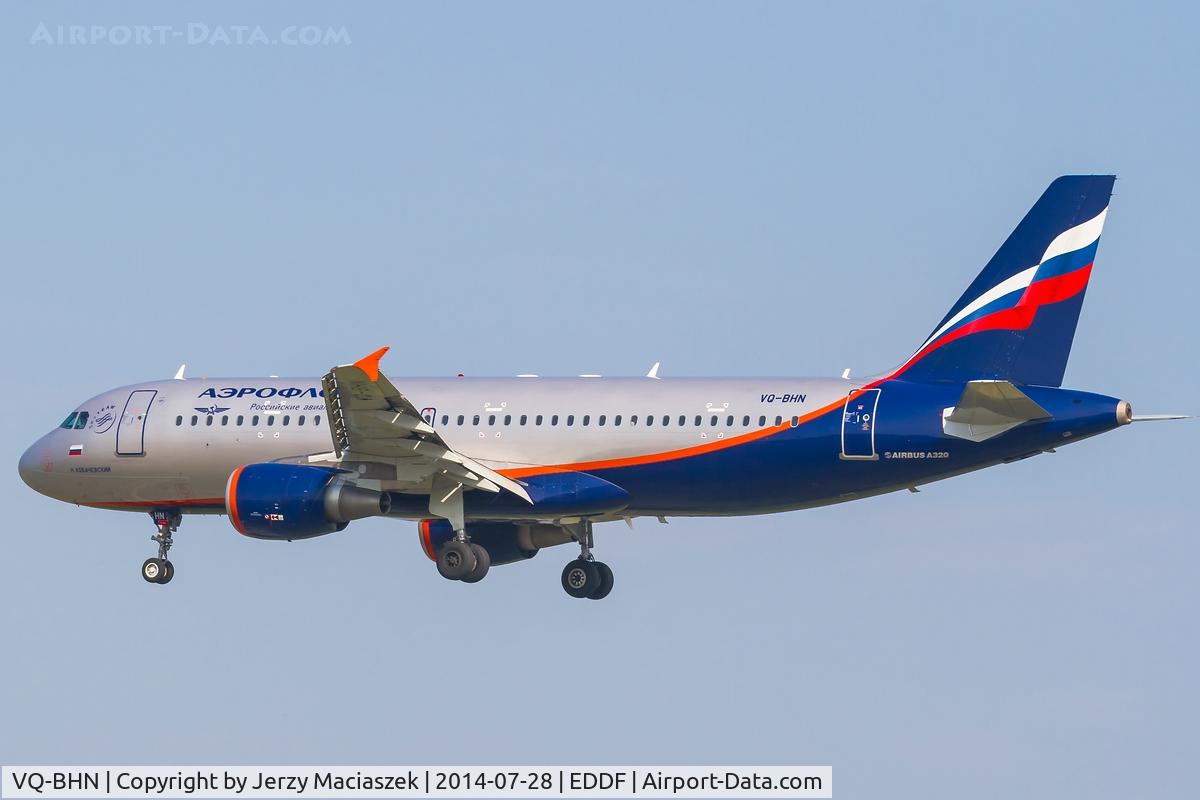 VQ-BHN, 2010 Airbus A320-214 C/N 4498, Airbus A320-214
