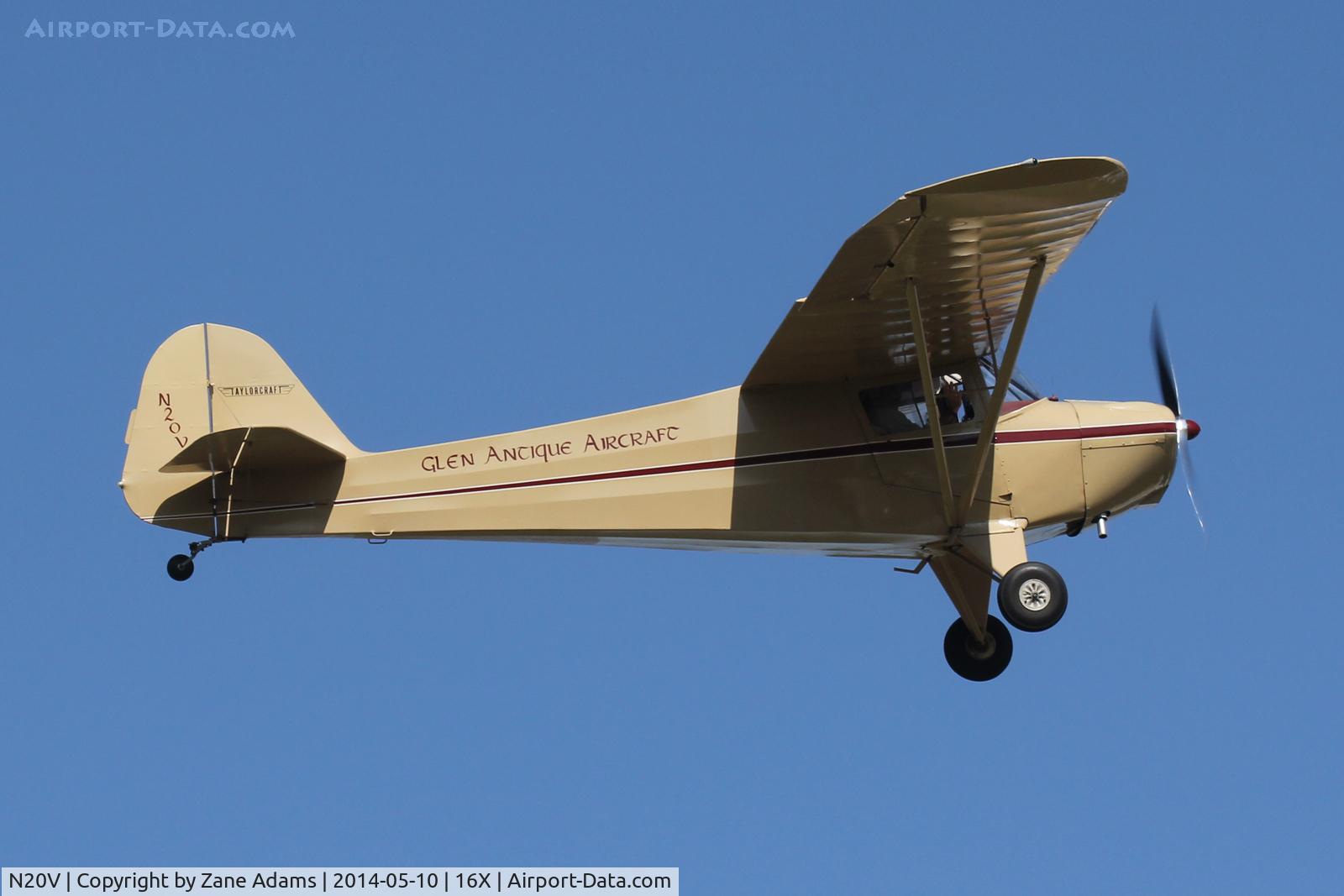 N20V, 1946 Taylorcraft BC12-D C/N 7891, At the 2014 Propwash Party