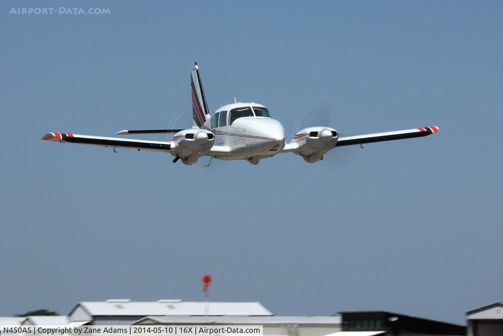 N450AS, 1978 Piper PA-23-250 C/N 27-7854123, At the 2014 Propwash Party