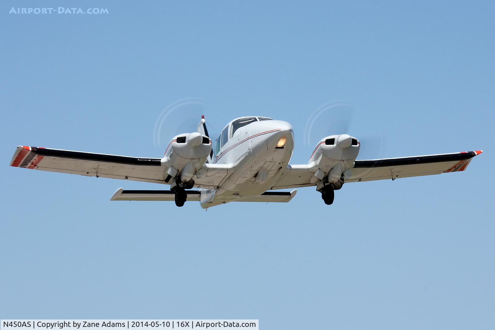 N450AS, 1978 Piper PA-23-250 C/N 27-7854123, At the 2014 Propwash Party
