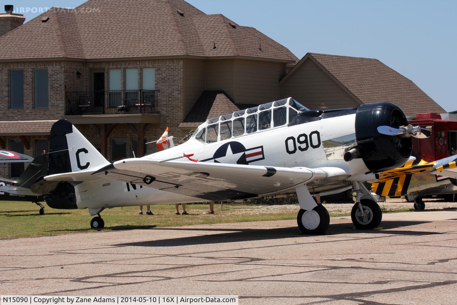 N15090, North American SNJ-5 Texan C/N 85090, At the 2014 Propwash Party
