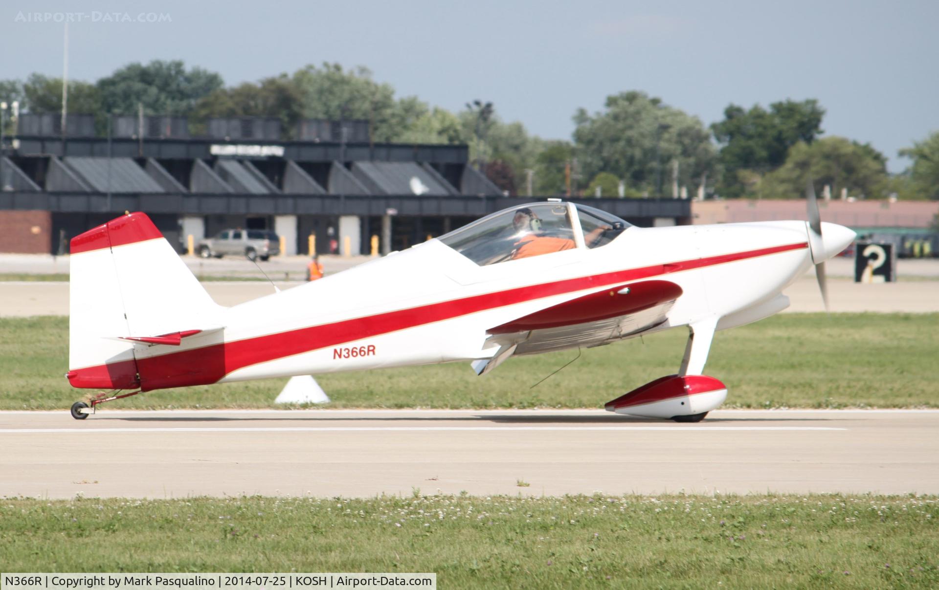 N366R, 2007 Vans RV-6 C/N 23100, Vans RV-6