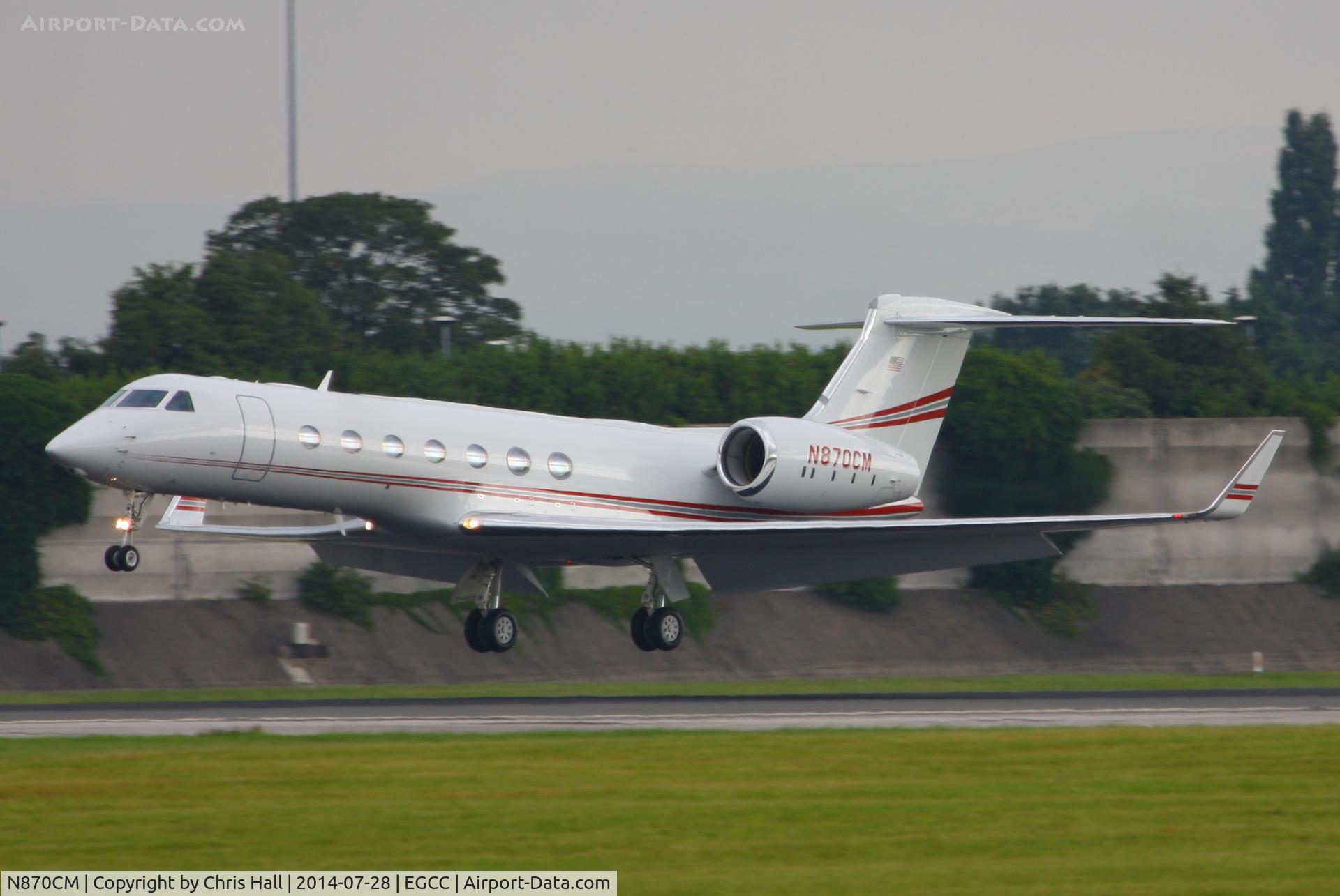 N870CM, 2005 Gulfstream Aerospace GV-SP (G550) C/N 5076, Caremark Aviation