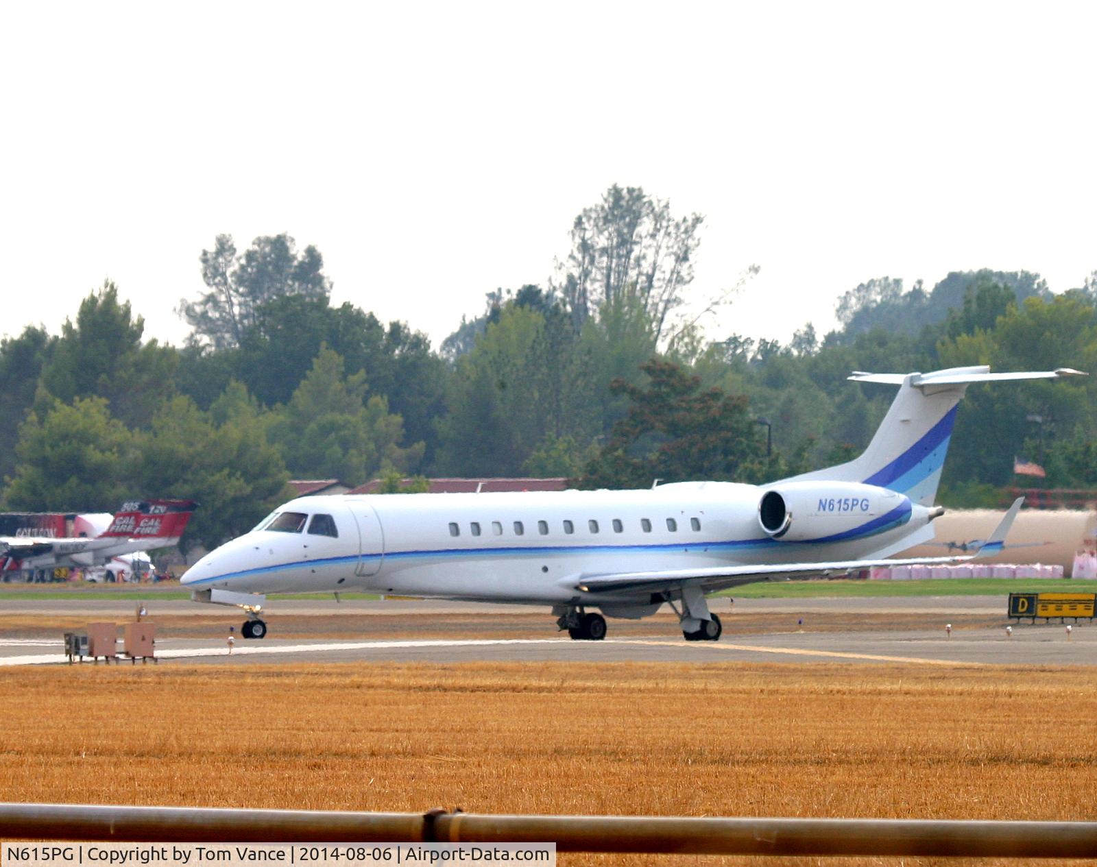 N615PG, 2007 Embraer EMB-135BJ Legacy C/N 14501004, Pacific Gas & Electric Co Corporate jet at Redding,CA