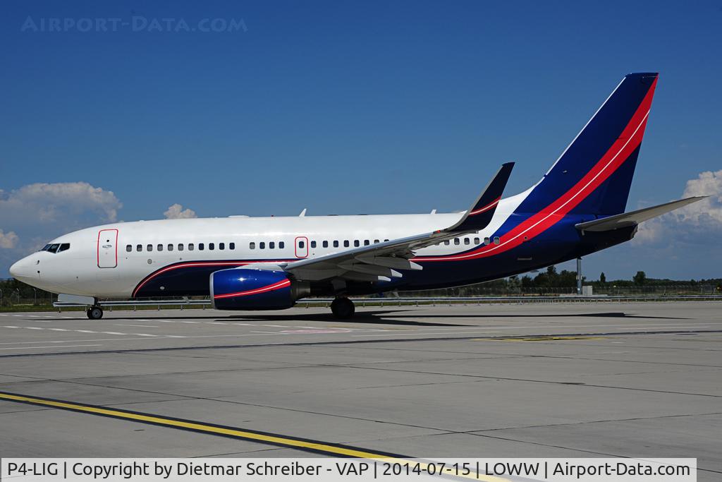 P4-LIG, 2008 Boeing 737-7JF C/N 37592, Boeing 737-700