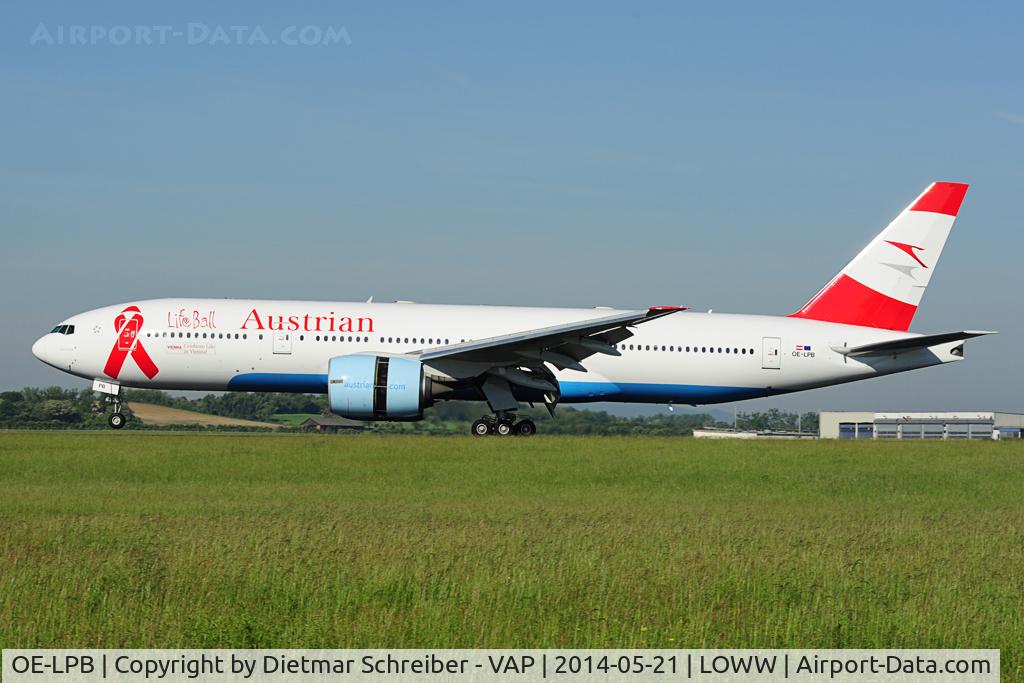 OE-LPB, 1998 Boeing 777-2Z9/ER C/N 28699, Austrian Airlines Boeing 777-200