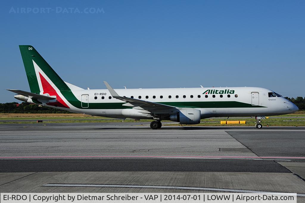 EI-RDO, 2012 Embraer 175LR (ERJ-170-200LR) C/N 17000348, Alitalia Embraer 175