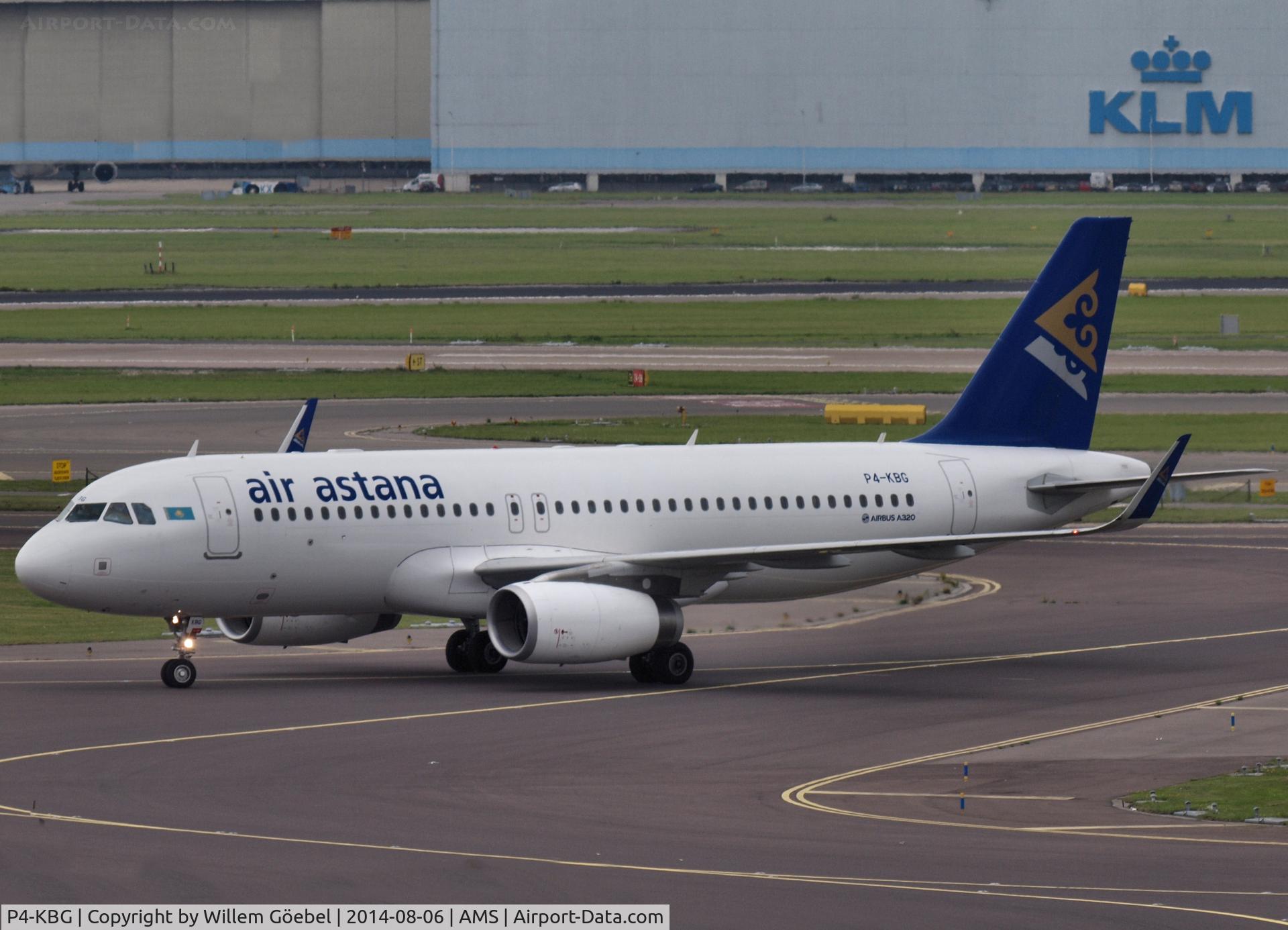 P4-KBG, 2014 Airbus A320-232 C/N 6029, Arrival on Schiphol Airport and taxi to the gate