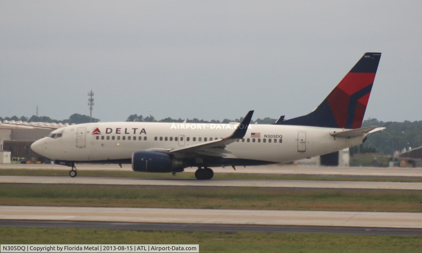 N305DQ, 2008 Boeing 737-700 C/N 29645, Delta 737-700