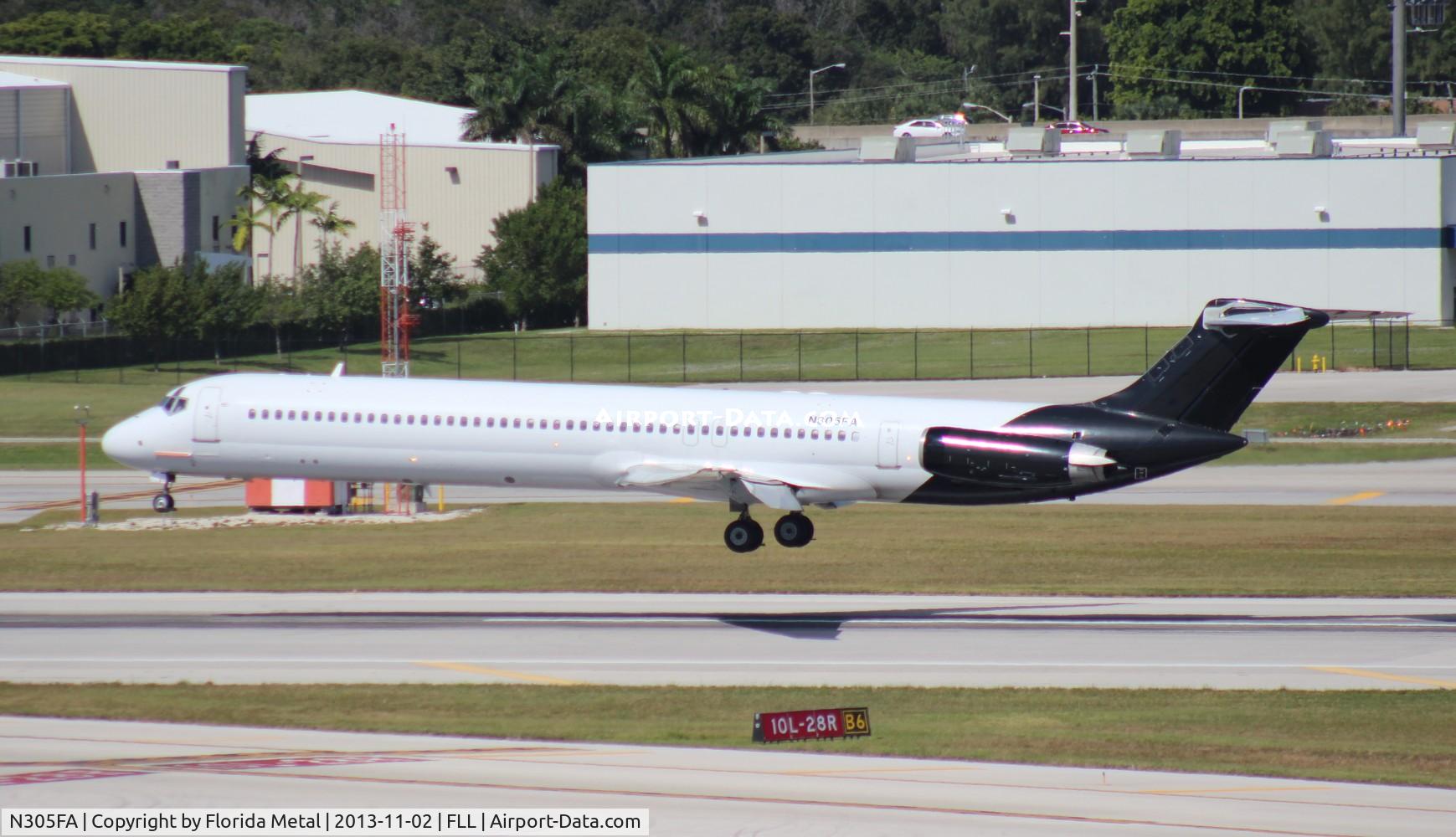 N305FA, 1986 McDonnell Douglas MD-83 (DC-9-83) C/N 49398, Falcon MD-83