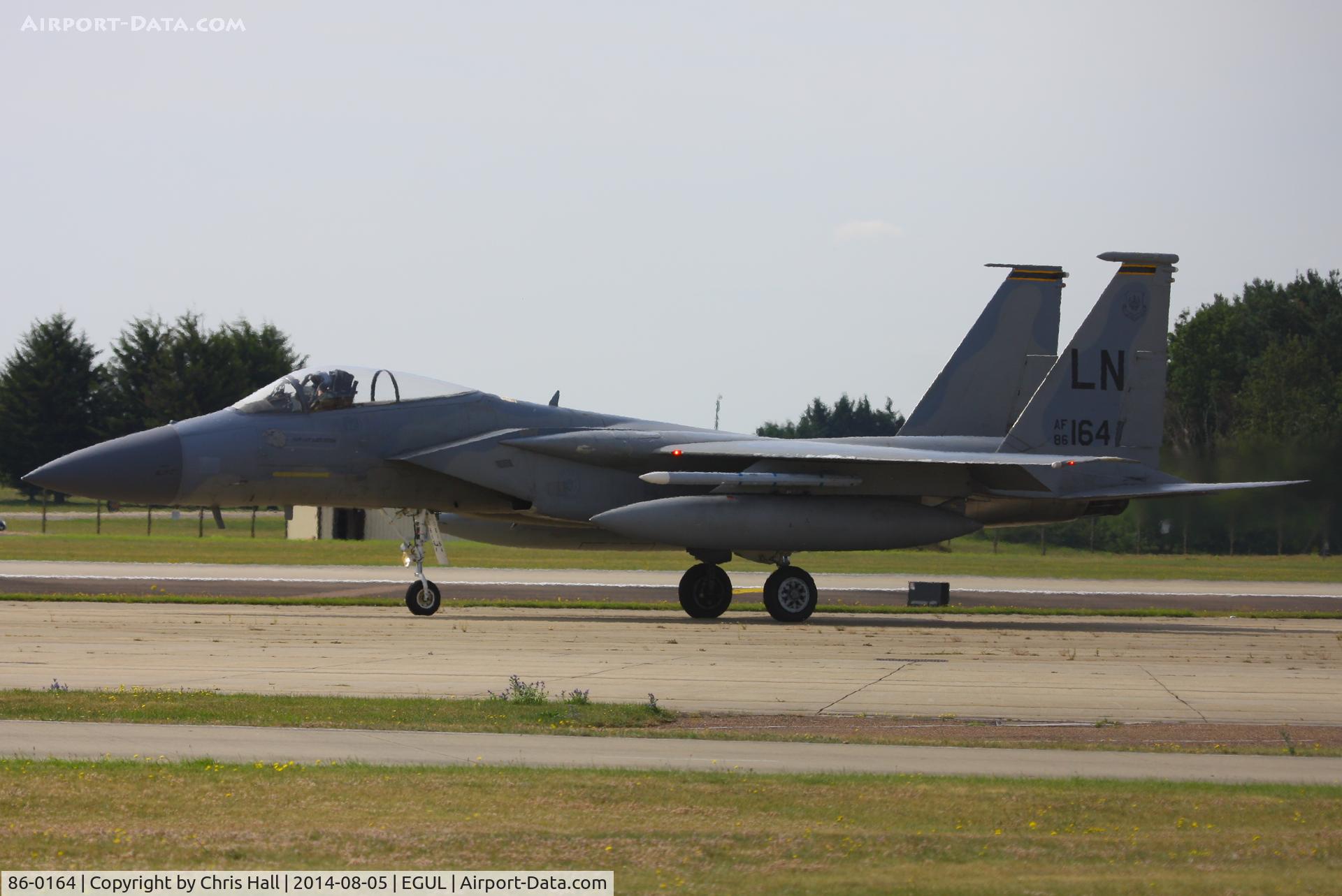 86-0164, 1986 McDonnell Douglas F-15C Eagle C/N 1011/C392, 493rd Fighter Squadron, ‘Grim Reapers’