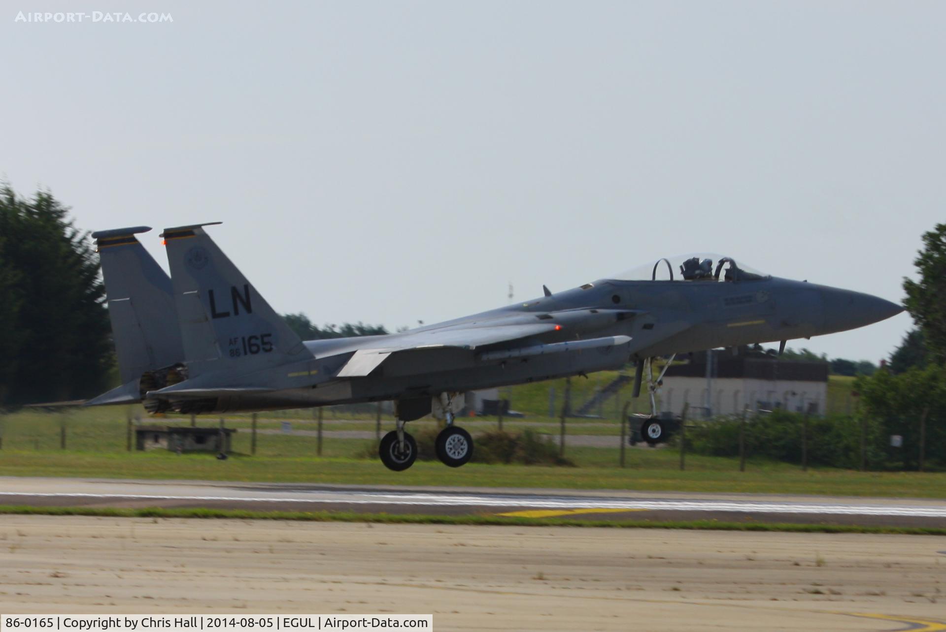 86-0165, 1986 McDonnell Douglas F-15C Eagle C/N 1013/C393, 493rd Fighter Squadron, ‘Grim Reapers’
