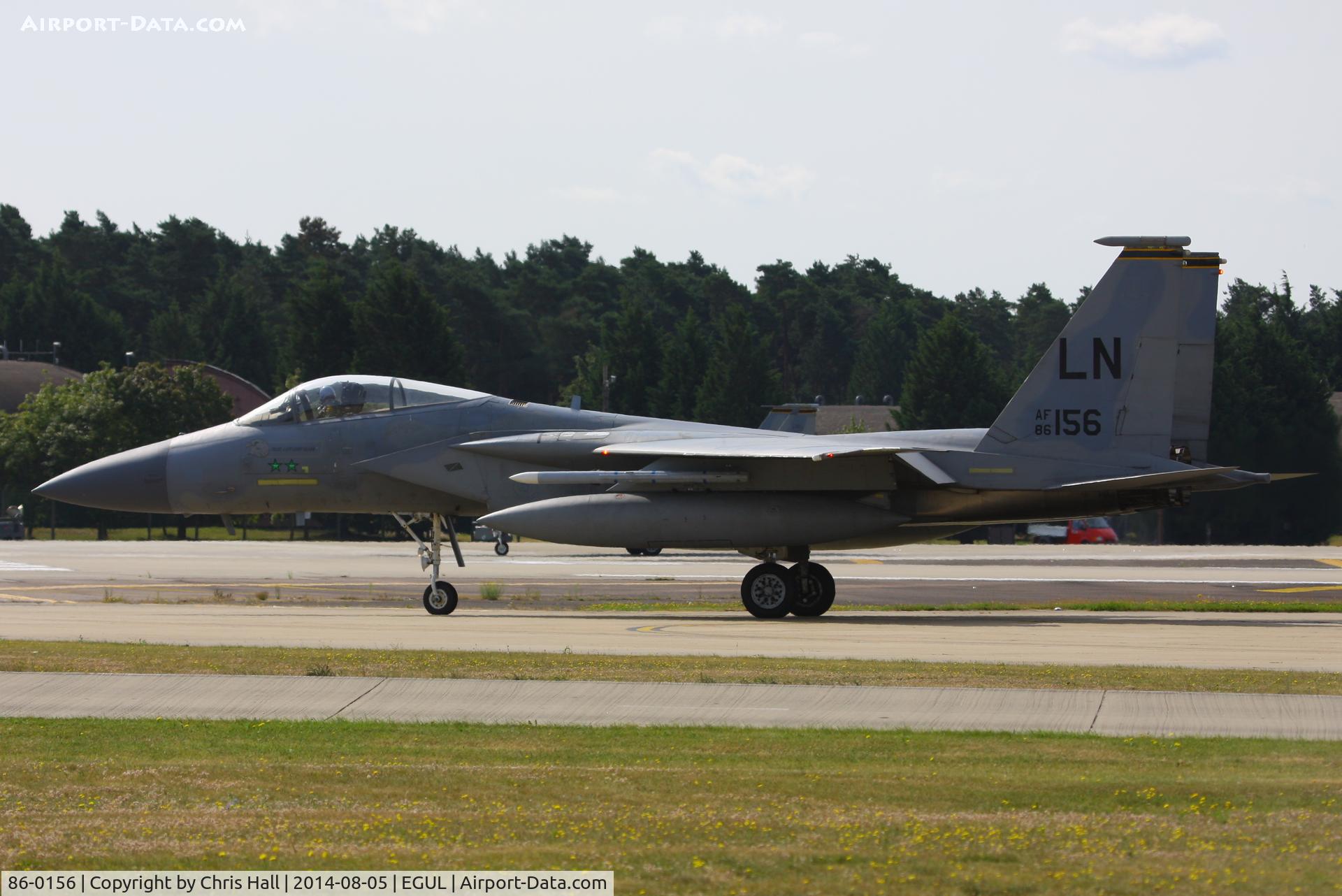86-0156, 1986 McDonnell Douglas F-15C Eagle C/N 1003/C384, 493rd Fighter Squadron, ‘Grim Reapers’