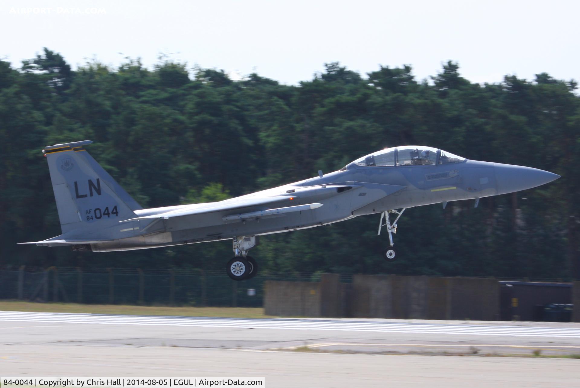 84-0044, 1984 McDonnell Douglas F-15D Eagle C/N 0924/D052, 493rd Fighter Squadron, ‘Grim Reapers’