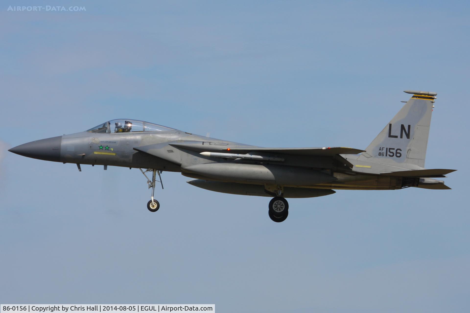 86-0156, 1986 McDonnell Douglas F-15C Eagle C/N 1003/C384, 493rd Fighter Squadron, ‘Grim Reapers’