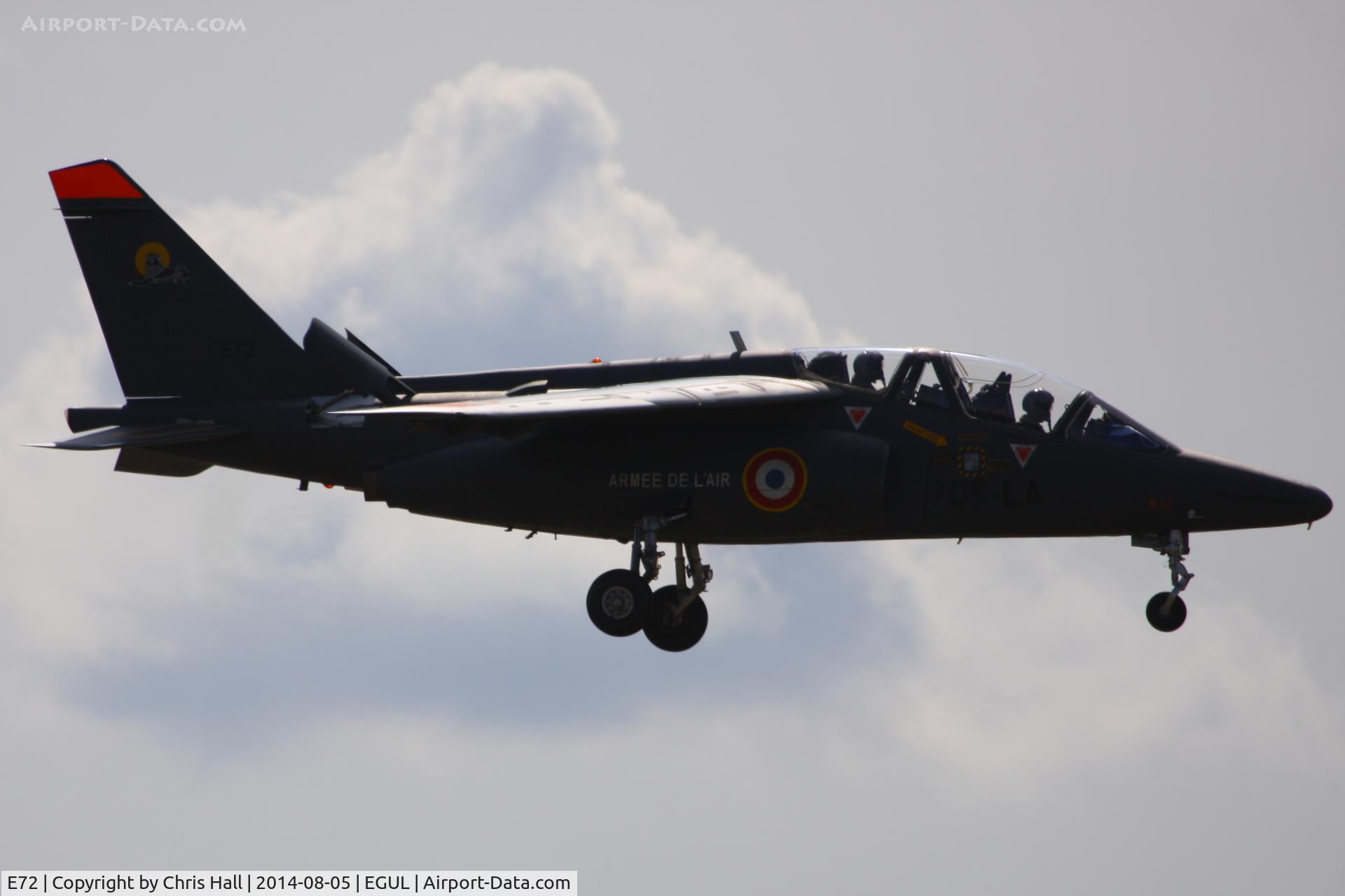 E72, Dassault-Dornier Alpha Jet E C/N E72, Armée de l'Air