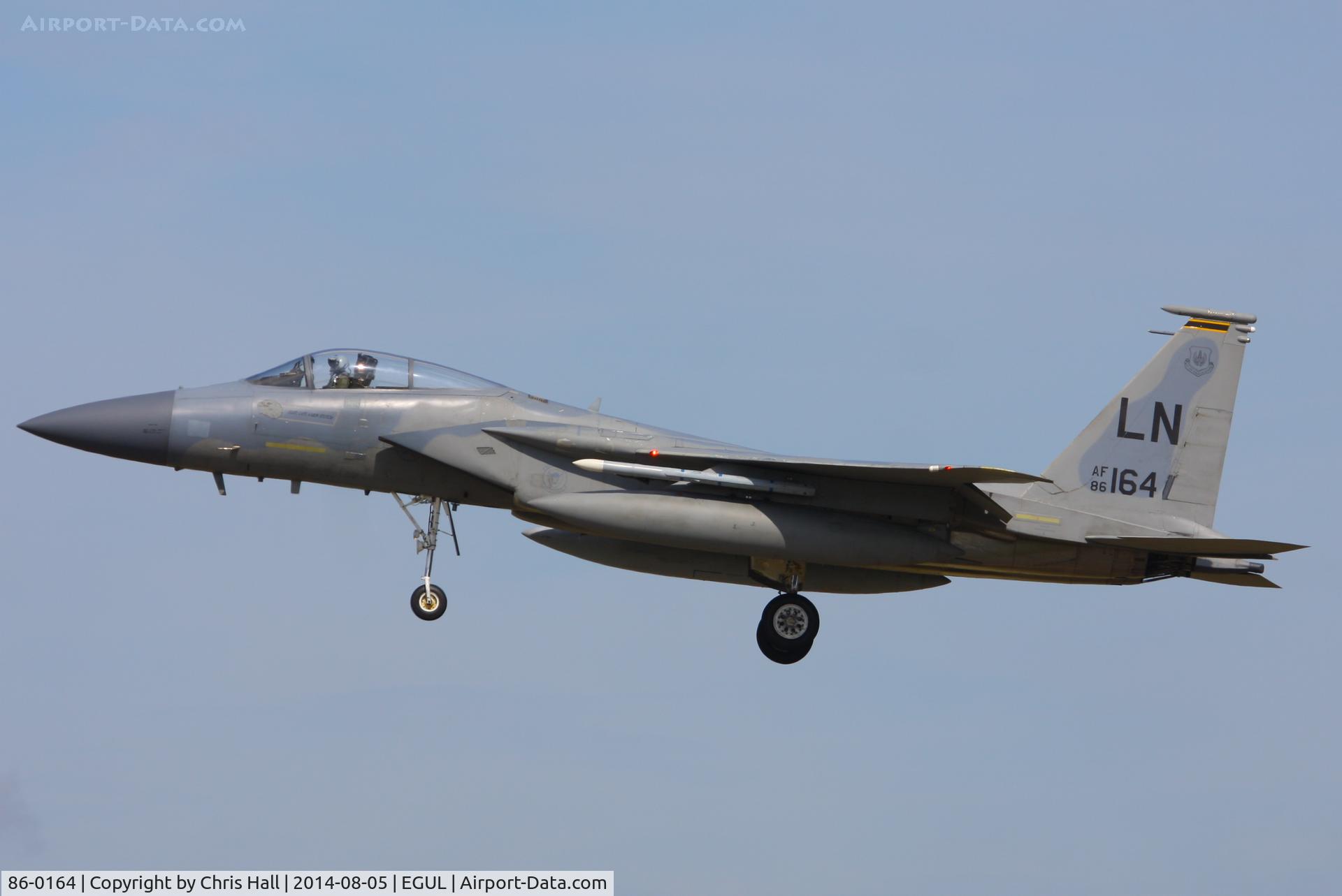 86-0164, 1986 McDonnell Douglas F-15C Eagle C/N 1011/C392, 493rd Fighter Squadron, ‘Grim Reapers’
