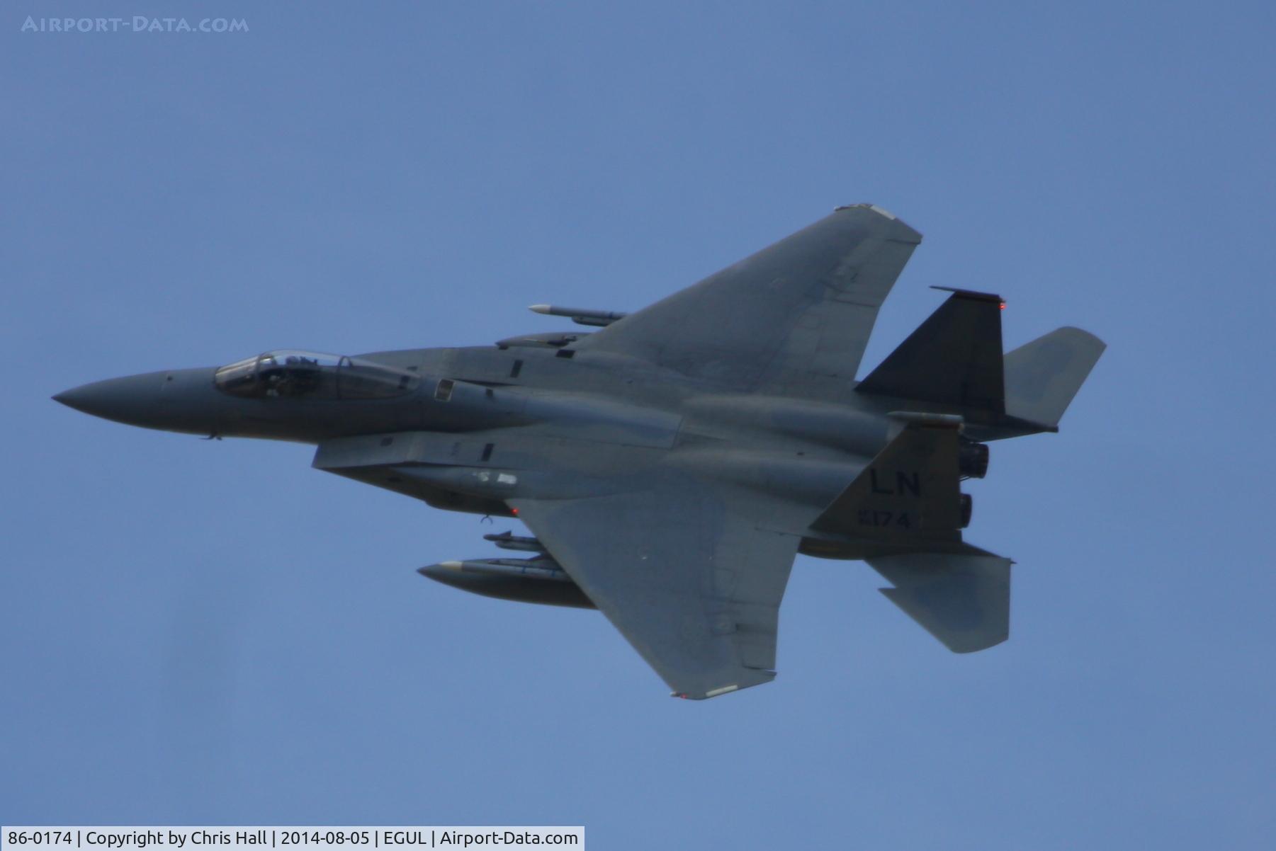 86-0174, 1986 McDonnell Douglas F-15C Eagle C/N 1024/C402, 493rd Fighter Squadron, ‘Grim Reapers’