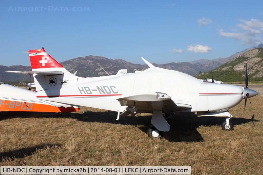 HB-NDC, 1992 Rockwell Commander 114B C/N 14550, Parked