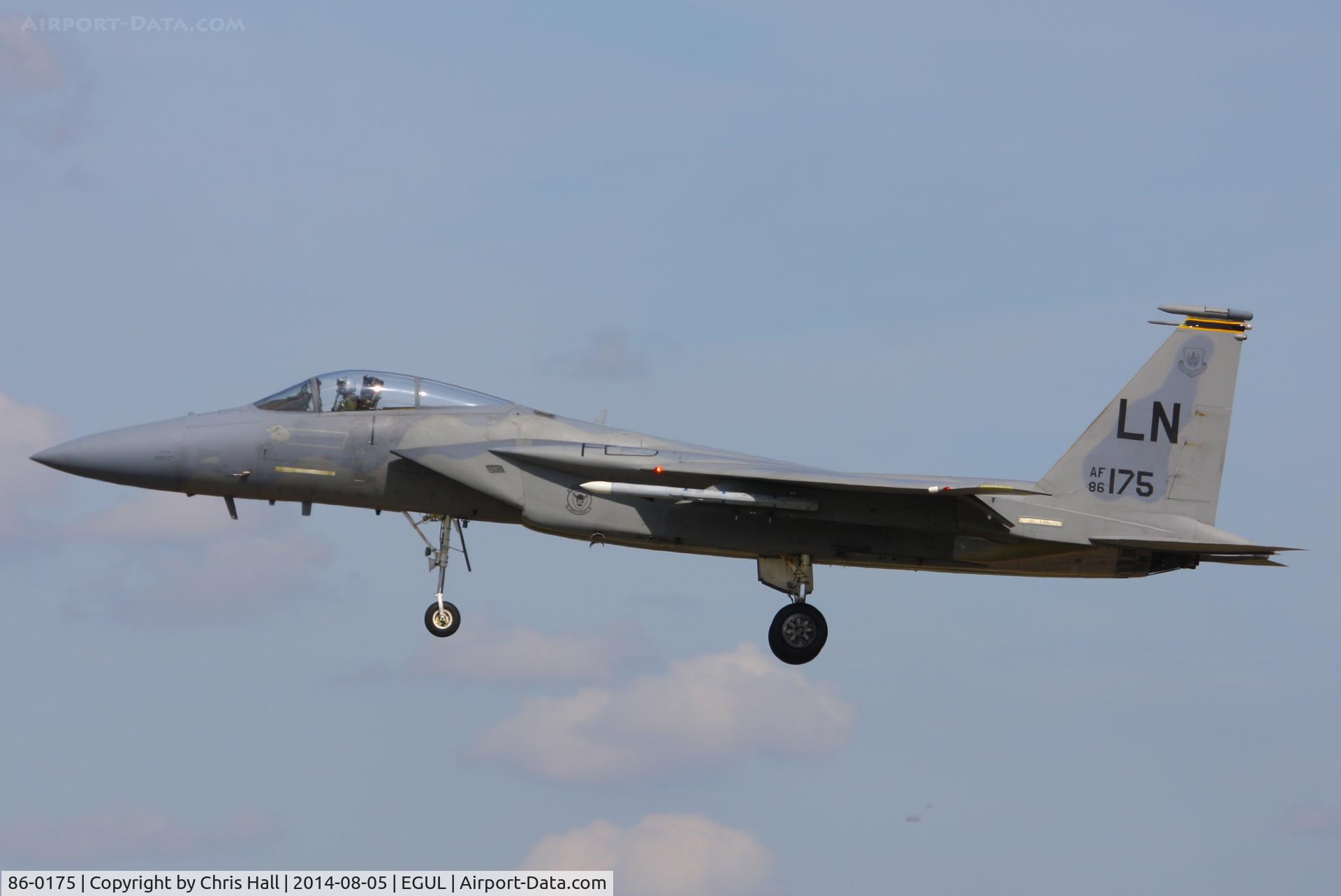 86-0175, 1986 McDonnell Douglas F-15C Eagle C/N 1025/C403, 493rd Fighter Squadron, ‘Grim Reapers’