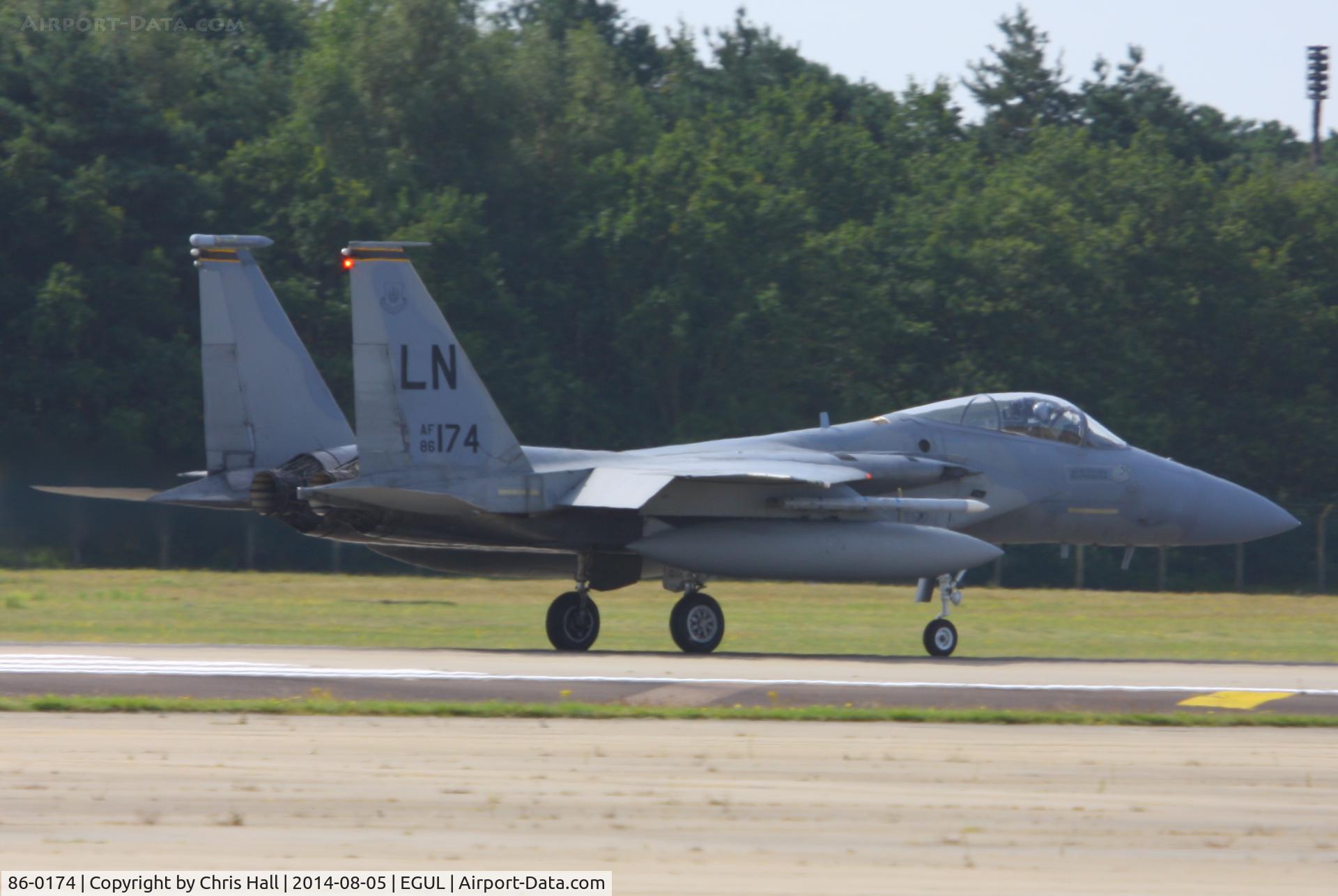 86-0174, 1986 McDonnell Douglas F-15C Eagle C/N 1024/C402, 493rd Fighter Squadron, ‘Grim Reapers’