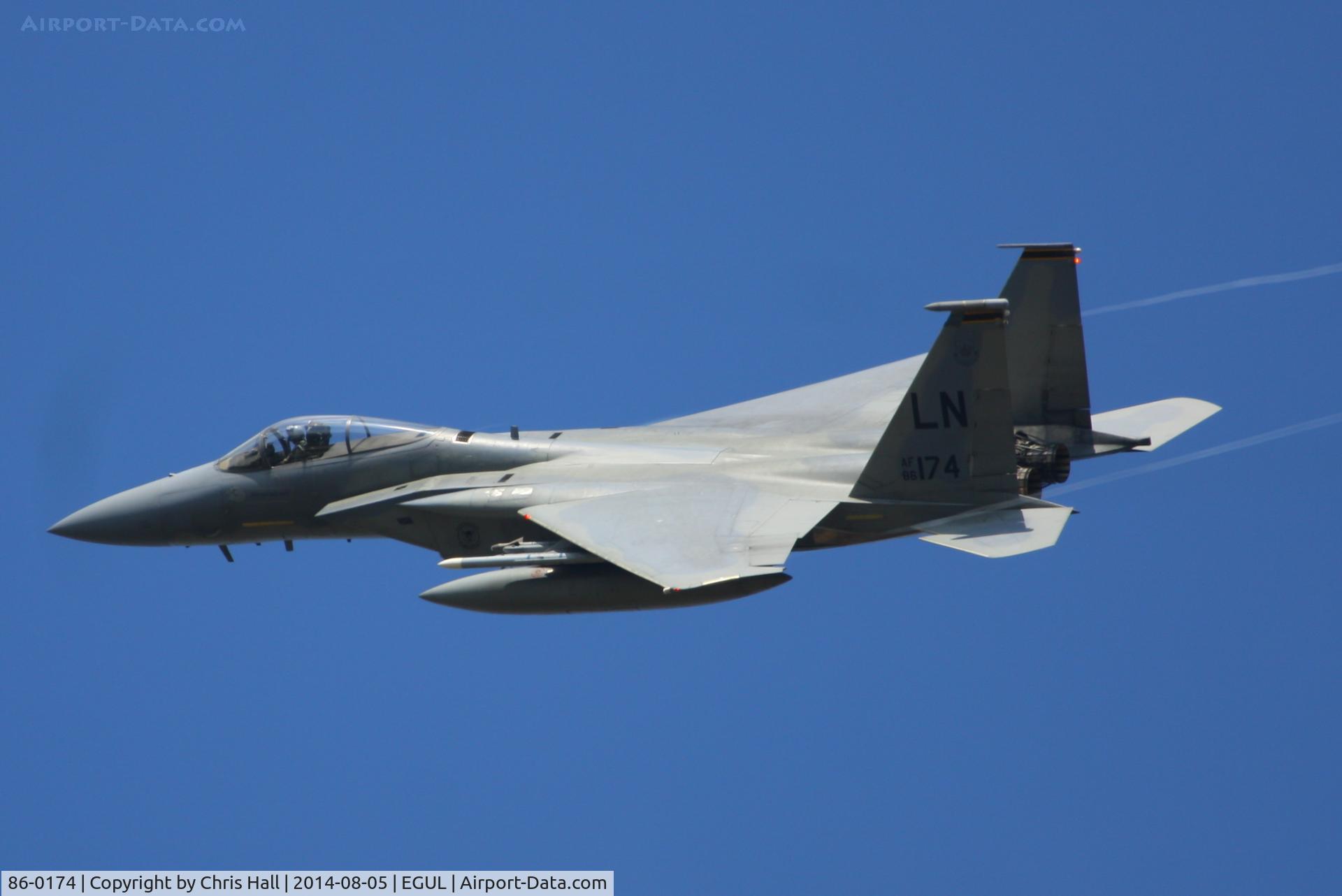 86-0174, 1986 McDonnell Douglas F-15C Eagle C/N 1024/C402, 493rd Fighter Squadron, ‘Grim Reapers’