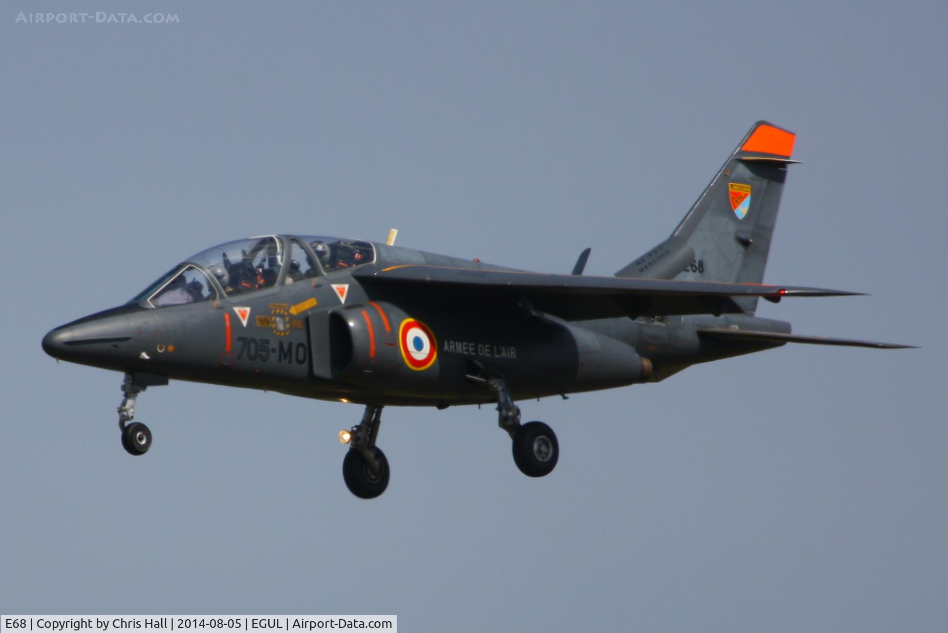 E68, Dassault-Dornier Alpha Jet E C/N E68, Armée de l'Air