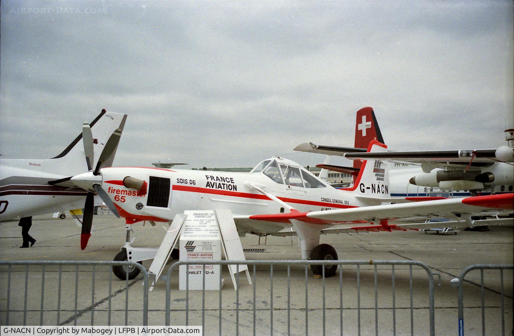 G-NACN, 1987 Norman NAC-6 Fieldmaster C/N 6003, @ Le Bourget 1991