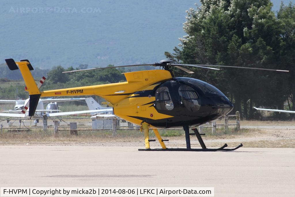 F-HVPM, Hughes 369E C/N 0110E, Parked
