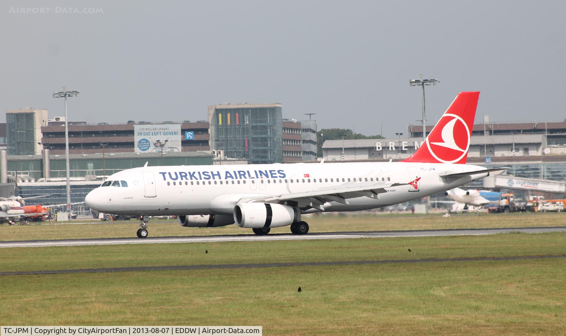 TC-JPM, 2007 Airbus A320-232 C/N 3341, Bremen, 07.08.2014