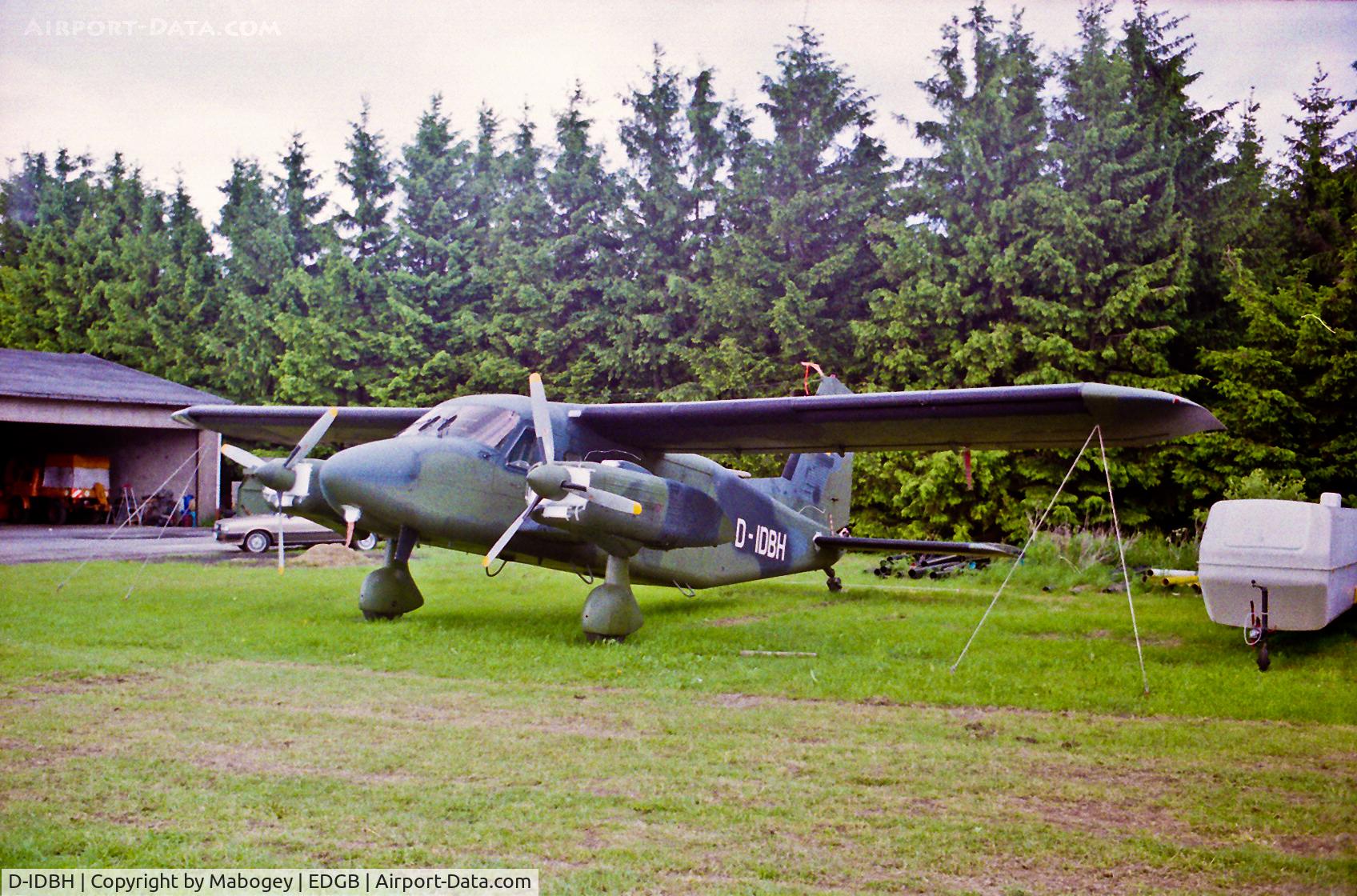 D-IDBH, Dornier Do-28D-2 Skyservant C/N 4167, Do-28D Skyservant @ Breitscheid.
