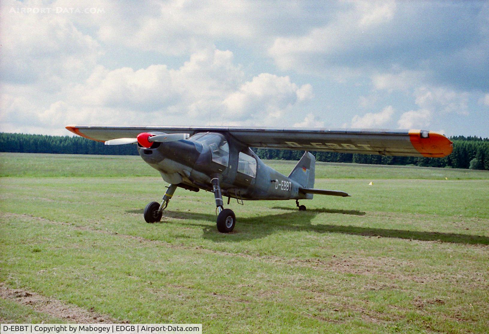 D-EBBT, Dornier Do-27A-1 C/N 185, Do 27 @ Breitscheid 1994.