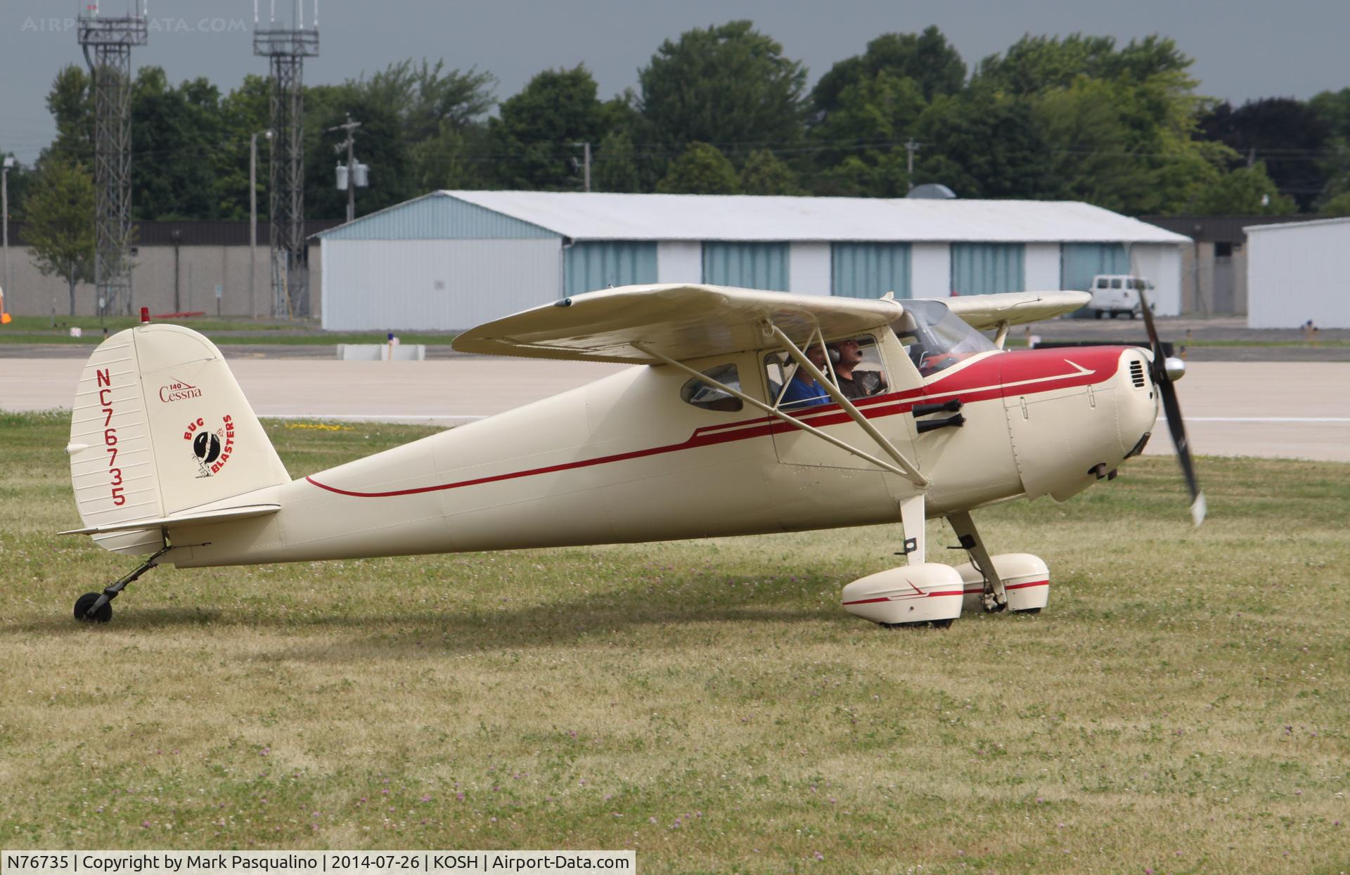 N76735, 1946 Cessna 140 C/N 11167, Cessna 140