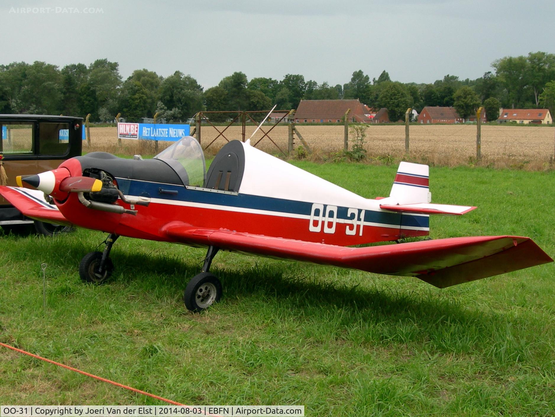OO-31, Jodel D-9 Bebe C/N 487, Fly-in Koksijde 2014