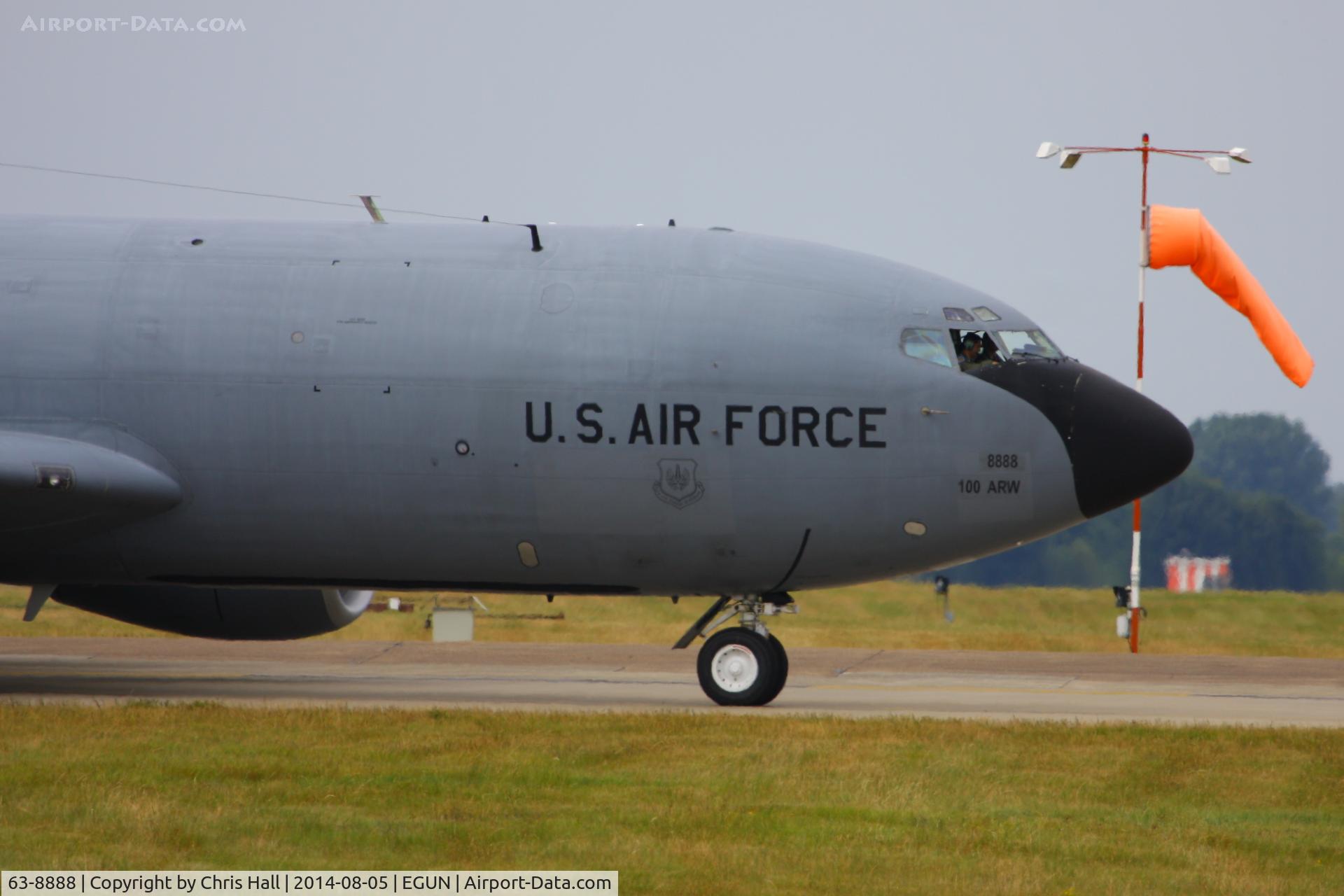 63-8888, 1963 Boeing KC-135R Stratotanker C/N 18736, 100th Air Refueling Wing