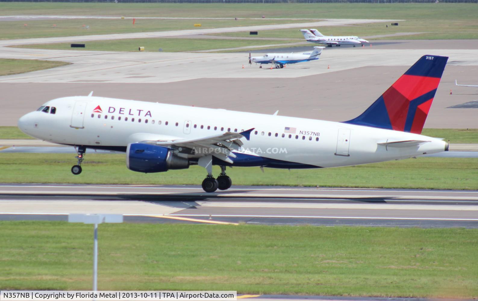 N357NB, 2002 Airbus A319-114 C/N 1875, Delta A319